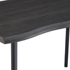 Modern Wood Dining Table and 4 chairs Set Kitchen Dining room Table Metal Legs