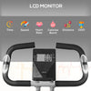 Folding Exercise Bike 8-Level Magnetic Heart Rate Sensor Home Gym Grey Black