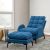 Nordic Recliner Sleeper Armchair Footstool Lounge Living Bedroom Sofa Chairbed