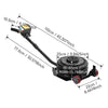 15-40cm Lift Height Pneumatic Triple Air Bag Vehicle Car Jack Trolley 3T 6600lb