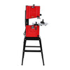 Steel Bench Top Bandsaw 245mm Woodwork Band Saw Tilted Cutting Table Garage 370W