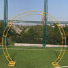 Oversize Large Round Wedding Arch Backdrop Stand Double Hoop Party Drapery Frame