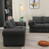Luxury 2, 3 Seater Linen Fabric Couch Sofa Corner Chaise Settee Living Room Set