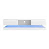 LED TV Stand Cabinet Unit 2 Drawer Modern High Gloss White Living Room Furntiure