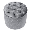 Velvet Upholstered Ottoman Stool Footstool Seat Chair Pouffe Bedroom Hallway new