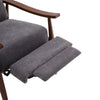 Modern Wooden Frame Recliner Single Sofa Napping Chair Fireside Bedroom Lounger