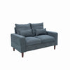 Panana Linen Fabric 2 & 3 Seater Sofa Couch with Wood Legs 3 Colours