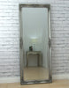 Mirror Large Full Length Wall Leaner Antique Vintage Silver Mirror 150cm x 61cm