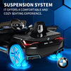 OYAJIA BMW i4 Licensed 12V Kids Electric Ride-On Car w/ Remote Control - Black