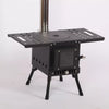 Portable Wood Burning Cooking Stove Camping Bell Tent Heating Stove With Pipe