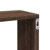 Wall Shelf Brown Oak 167.5x18x68 cm Engineered Wood