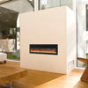 Media LED Fireplace Wall Fire Wall Mounted w/Standing Electric Heater 40in Stove