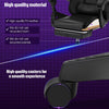Gaming Chair with RGB LED illuminat Ergonomic Computer Chair Swivel Office Yrxqt