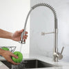 BigSale Monobloc Pull Out Kitchen Mixer Tap Dual Spout Spray Single Lever Chrome