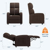 Recliner Armchair for Living Room, Recliner Chair with Adjustable Legrest