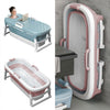 Folding Bathtub Water Tub Adult Children Kids Spa Soaking Sauna SPA Bath Tub Lid