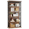 71'' Tall Bookshelf, 6-Tier Floor Standing Bookcase with Open Storage Shelves