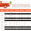 Pickup Truck Tent for 2-Person Sleeping Portable Truck Tent W/ Removable Rainfly