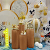 Folding Paper Display Rack Flower Column Plinth Cake Stand for Wedding Party UK