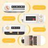 Kids Kitchen Playset Play Kitchen Refrigerator w/ Talking Wall Chart