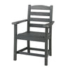 Patio Dining Chairs Outdoor Garden Armchai w/ Wide Armrests