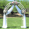 Strong 3-Pole Wedding Arch Stand Metal Flower Rack Door Frame Background Garden