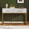 Console Side Display Table with 2 Drawers Hallway Entryway Living Room Furniture