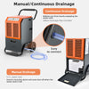 63L Portable Commercial Grade Dehumidifier Industrial Dehumidifier w/ Wheels