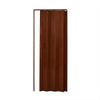 Folding Door PVC Internal Accordion Concertina Sliding Door Brown Ivory White