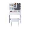 Dressing Table with LED Lights Mirror Vanity Set Makeup Storage Drawer Desk Hot