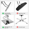 Salon Barber Chair Height Adjustable 360° Swivel Hairdressing Chair Hair Salon