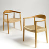 Kenny Dining Chair - Natural Triple Paper Coil Seat - Natural Curved Frame