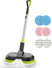 BIUBLE Cordless Electric Mop, Dual Spin Floor Cleaning Mop with LED