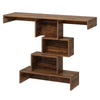 Rustic Console Table, 108cm Slim Wood Sofa Side Table Behind Couch for Hallway