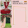 Square Hoop Balloon Arch Backdrop Flower Display Stand Frame Wedding Party Decor