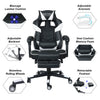 Computer Gaming Chair Ergonomic Executive Office Chair Massage Footrest Recliner