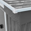 9 X 5.5ft Large Metal Shed Outdoor Garden Tools Storage House with 2 Door Window