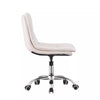 Adjustable Cushioned Computer Desk Office Chair Chrome Legs Lift Swivel Chairs