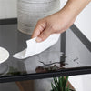 Tempered Glass Bedside End Table Nightstand Cabinet With Drawer Shelf Bedroom