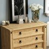 Corona 4 Drawer Rustic Chest Mexican Solid Waxed Pine Storage Bedroom Cabinet
