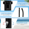 218CM Outdoor Solar-Heated Shower Adjustable Temperature Freestanding Shower