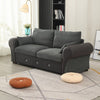 Panana Sofa Suite Set 3 2 or Corner Chaise in Dark Grey Or Light Grey