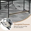 L-Shaped Computer Desk Gaming Desk Table Workstation Executive Desk Black