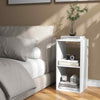 Modern Style Display Shelf 2-Cube Bookcase Set-White