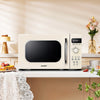 COMFEE Retro Digital Microwave Oven 800W 20L W/ 8 Auto Menus 5 Cooking Power