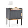 Modern Bedroom Cabinet End Table Compact Floor Side Table Bedside Nightstand