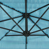 Garden Parasol with Steel Blue 300x200x250 N2K6