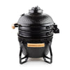 Fire Mountain 34cm Kamado Ceramic BBQ with Protective Cover - Black