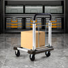 Portable Folding Push Trolley Pull Cart Collapsible Extensible Pallet Sack Truck