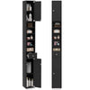 Bathroom Tall Cabinet Slim Freestanding Storage Organizer Cupboard With 2 Doors